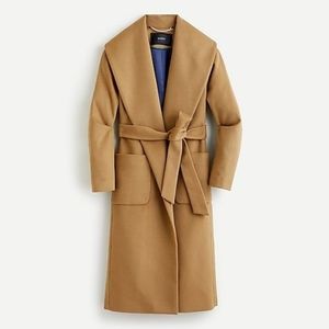 Wrap coat in Italian wool cashmere